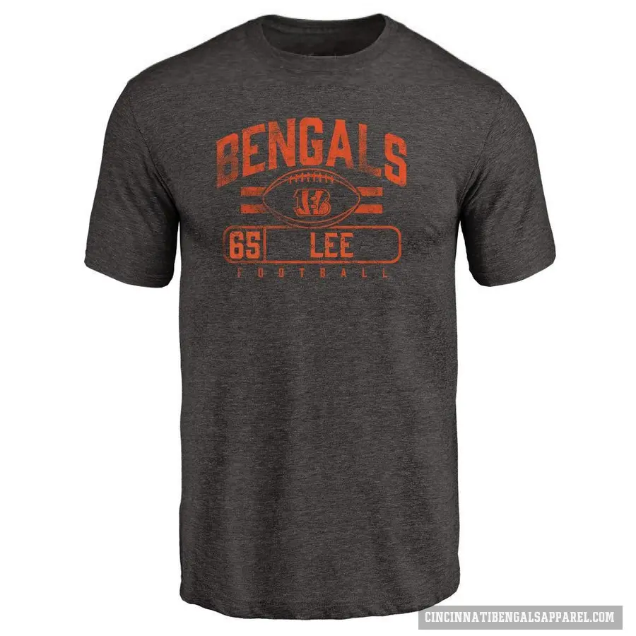 Men's ＃65 Matt Lee Cincinnati Bengals Black Flanker T-Shirt