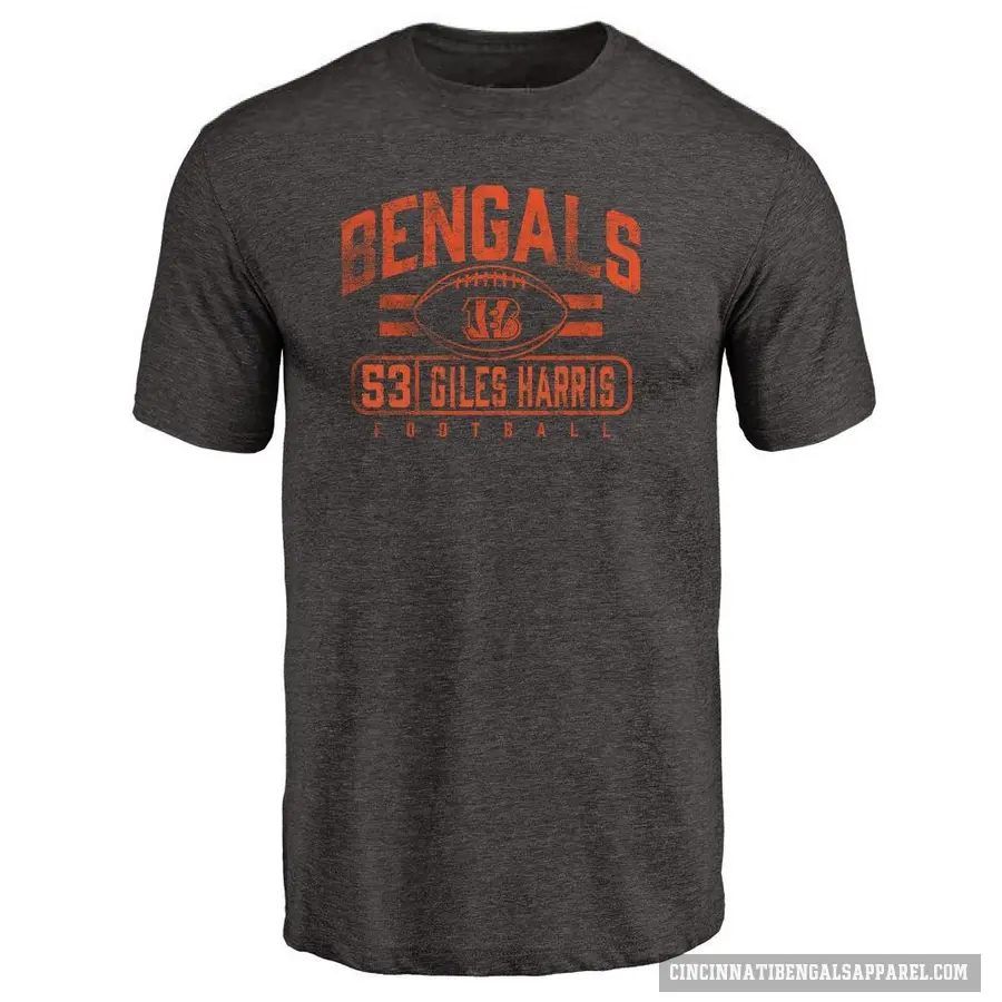 Youth ＃53 Joe Giles-Harris Cincinnati Bengals Black Flanker T-Shirt